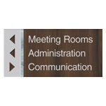 3-Line Directional Sign