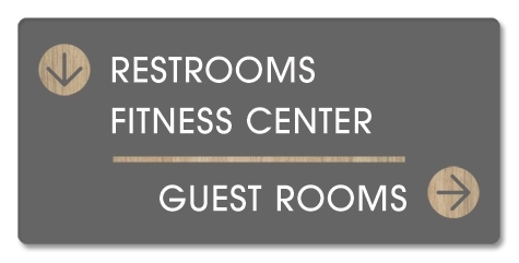 3-Line Directional Sign