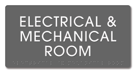 3-Line Room Sign (Back of House)