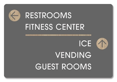 5-Line Directional Sign