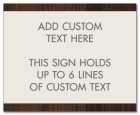 6-Line Informational Sign