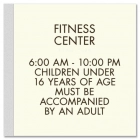 8-Line Common Room Sign