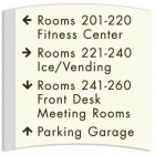 8-Line Directional Sign