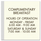 8-Line General Information Sign