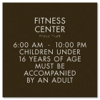 9-Line Common Room Sign - Exterior