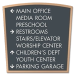 9-Line Directional Sign