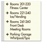 9-Line Directional Sign