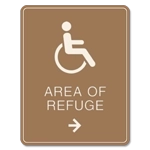 Accessible Direction Sign w/ ISA