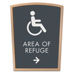 Accessible Direction Sign w/ ISA