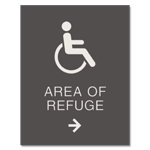 Accessible Direction Sign w/ ISA