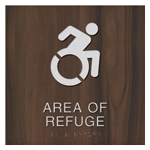 Area of Refuge Sign - Dynamic ISA Symbol