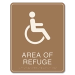 Area of Refuge Sign - ISA Symbol