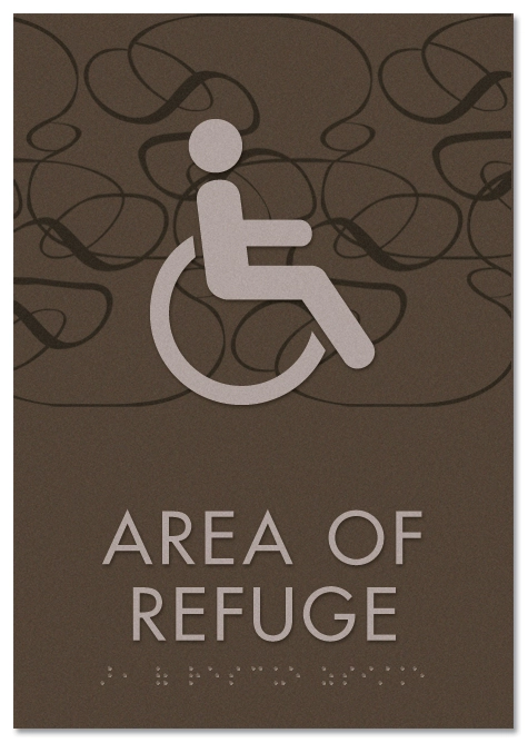 Area of Refuge Sign - ISA Symbol