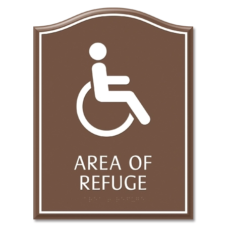 Area of Refuge Sign - ISA Symbol