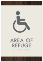 Area of Refuge Sign - ISA Symbol