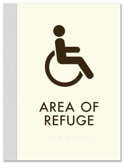 Area of Refuge Sign - ISA Symbol