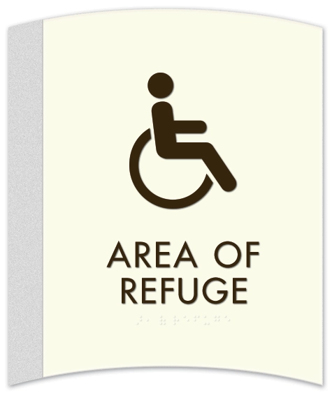 Area of Refuge Sign - ISA Symbol