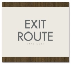 Exit Route - Egress Sign - CA Compliant