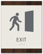 Exit Sign w/Symbol