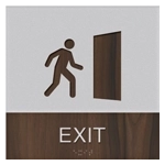 Exit Sign w/ Symbol