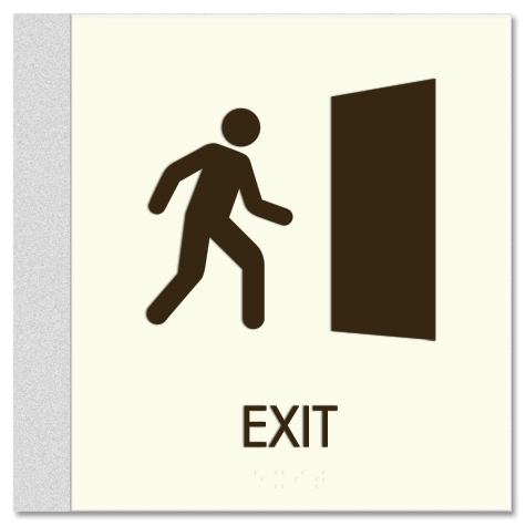 Exit Sign w/ Symbol