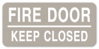 Fire Door - Keep Closed Label - 4 Pack