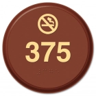 Guest Room Number (No Smoking Symbol)