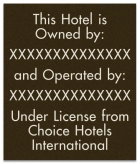 Owner/Operator Sign -1-Line Individual Owner/Operator Names - Exterior