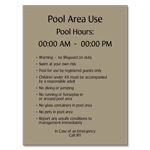 Pool Area Use w/Hours (Registered Guests)