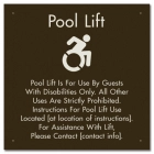 Pool Lift Rules w/Dynamic ISA Symbol - Large