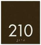 Room Number Sign - Exterior