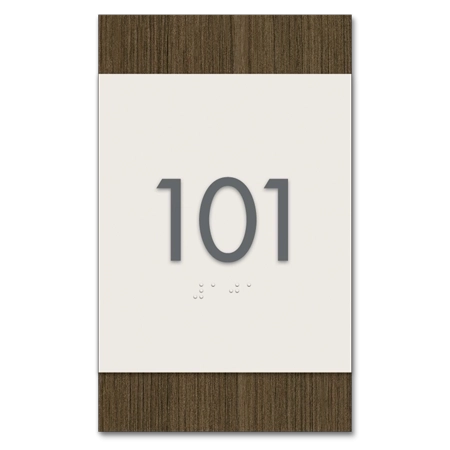 Room Number Sign - Exterior