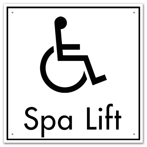 Spa Lift w/ISA Symbol - Large