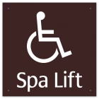 Spa Lift w/ ISA Symbol - Large