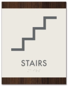 Stairs Sign w/Symbol - Exterior