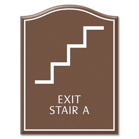 Stairway Exit Sign - DC Compliant