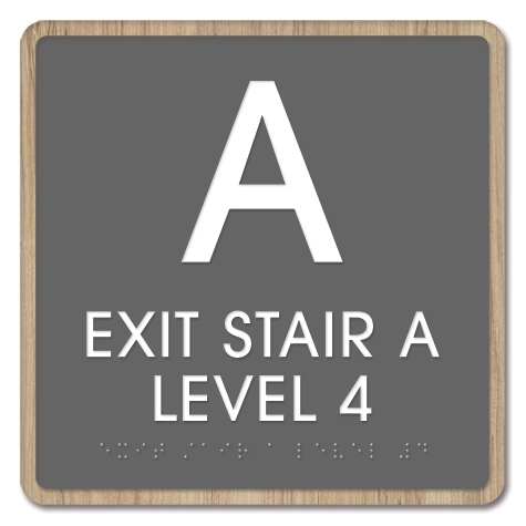 Stairway Exit Sign - NYC Compliant