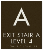 Stairway ID Sign - NYC Compliant - Exterior