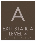Stairway ID Sign - NYC Compliant
