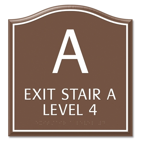 Stairway ID Sign - NYC Compliant