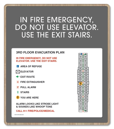 Standard Elevator Evacuation Plans - NYC Compliant