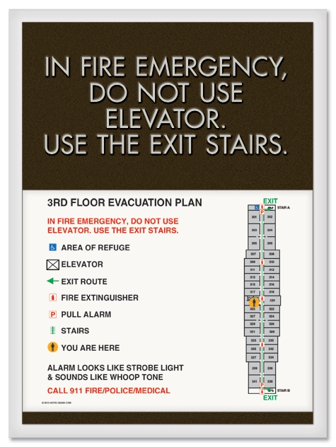 Standard Elevator Evacuation Plans - NYC Compliant