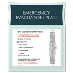 Standard Entrance Evacuation Plans - CA Compliant