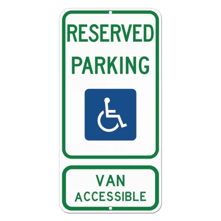 Texas - Reserved Parking w/ISA Symbol