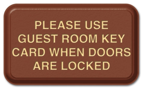 Use Guest Room Key...