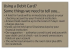 "Using a Debit Card?"