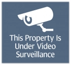 Video Surveillance Sign - Acrylic