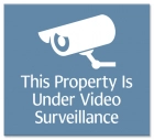 Video Surveillance Sign- Fiberbrite