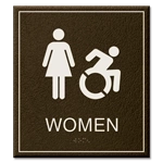 Women Sign w/Female & Dynamic ISA Symbols