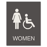 Women Sign w/Female & ISA Symbols